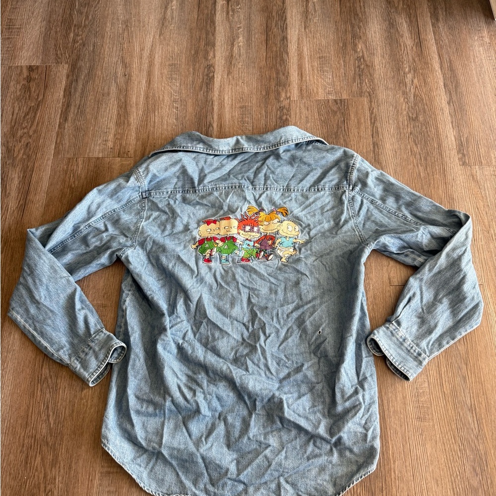 True Y2K Nickelodeon Rugrats Denim button up